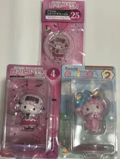 Happyくじ　サンリオキャラクターズ　マイスウィートピアノ　フィギュア　セット
