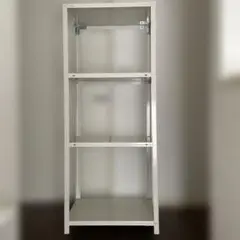 スチール棚　白