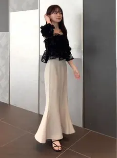 バックスリットマーメイドスカート