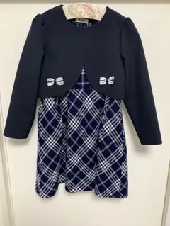 美品　Whip Party　セットアップ　チェック柄　130cm