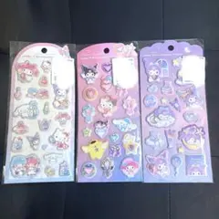 桃*郎様 サンリオ ジュエルマシュマロステッカー 3点セット