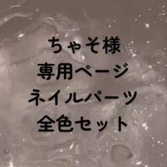ちゃそ様 専用ページ クロム ネイル パーツ 十字架 パステル