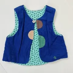 【美品】rag mart リバーシブルベスト　80サイズ