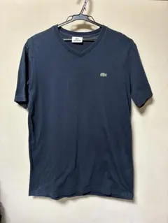 LACOSTE Vネック Tシャツ ネイビーのサムネイル