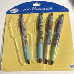 東京ディズニーリゾート ゲルインク水性ボールペン ４本セット 日本製