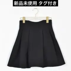 An MILLE ボックスプリーツミニSK ブラックのサムネイル