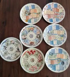 WEDGWOODカレンダープレート（2003〜2009）7枚セット※単品購入可能