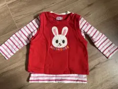 ミキハウス 長袖Tシャツ・ベスト　重ね着