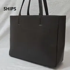 SHIPS　トートバッグ　ビジネスバッグ　書類カバン　レザーバッグ　牛革　茶系のサムネイル
