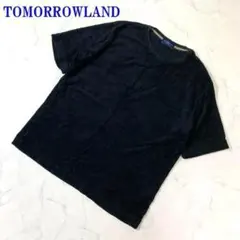 トゥモローランド Tシャツ ブラック 黒 コットン ポリエステル S C3823
