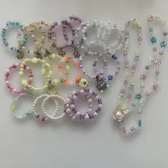 ブレスレットとネックレスセット♡