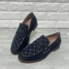 COLE HAAN ローファー 23.5cm デニム キルティング 美品のサムネイル