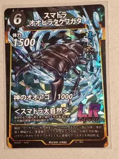 蟲神器 第7弾/ スマトラオオヒラタクワガタ /LR/1枚 ダイソー DAISOのサムネイル