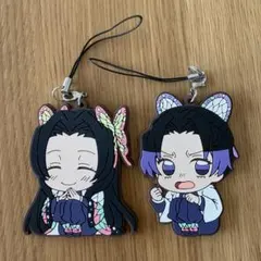 鬼滅の刃　ラバーストラップ　カナエ　しのぶ　2コセット