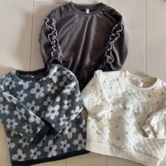 西松屋 トップス 80 3点セット まとめ売り 女の子