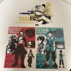 ☆中古☆クリアポスター3枚セット　僕のヒーローアカデミア　1-1752