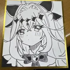 キュアアルカナシャドウ　ファンアート　手書き