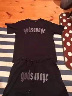 GOD SAVAGE ゴッドサベージ セットアップ ブラック Mサイズ