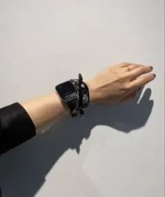 週末割引します！TOGA Apple Watch ブラックレザーバンド