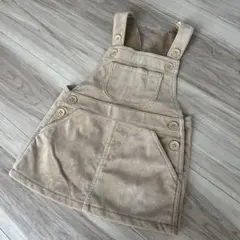 無印良品　90cm コーデュロイワンピース　ワンピース　ベージュ　女の子