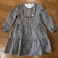 ファミリア　110 ワンピース　ギンガムチェック
