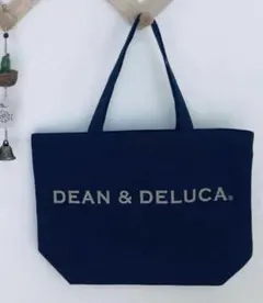 Dean&Deluca ネイビートートバッグ　Lサイズ