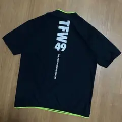 TFW49 モックネック　Tシャツ ブラック　L