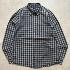 90-00s old gap check shirt city boy