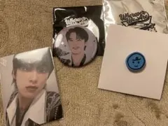 河野純喜　缶バッジ　旧譜トレカ　ラバーチャーム顔　セット