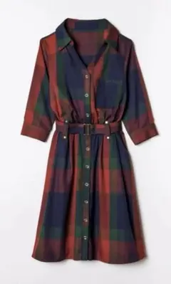 RADYAZEL カラフルチェックミニワンピース