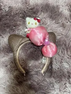 キティちゃんぬいぐるみ付きカチューシャ