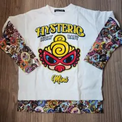 【ヒスミニ】重ね着風ロンティー(１１０cm)