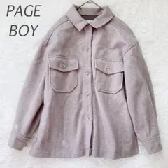 【最終処分】ページボーイ コート シャツジャケット オーバーサイズ カジュアル
