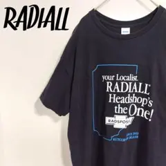 RADIALL Tシャツ ブラック 日本製 Headshops ルード 黒のサムネイル
