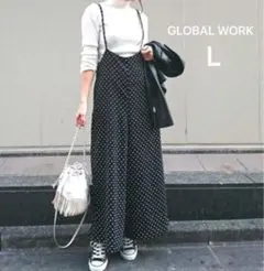 GLOBAL WORK グローバルワーク 　ドット柄　キャミサロペットのサムネイル