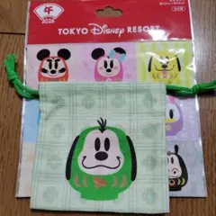 ディズニー きんちゃく お正月 2026　グーフィー