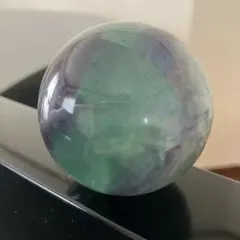 ブルーフローライト スフィア 天然石 置物 - メルカリ