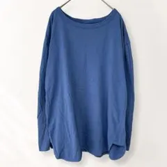 ギャップ gap 長袖カットソー ロンT オーバーサイズ 無地 L《f345