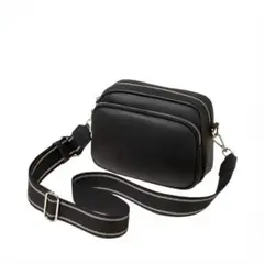 ショルダーバッグ レディース 斜めがけ 小さめ 肩掛け ミニバッグ ブラック