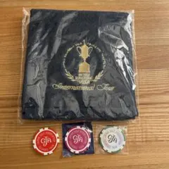 【非売品】JGA 日本ゴルフ協会 マーカー3個、ミニタオル(未開封)セット