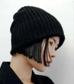TODAYFUL ビーニー黒 TODAYFUL/トゥデイフル】ボリュームニットビーニー/Volume Knit Beanie