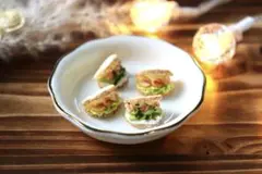ミニチュア　カンパーニュサンドイッチ2種セット