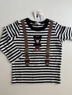 ミキハウス☆DOUBLE.B サスペンダーロンT 90サイズ　長袖