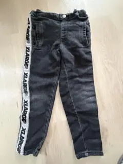 XLARGE ダークグレー ロングパンツ 110cm