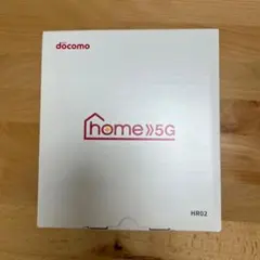 docomo home 5G HR02 ホームルーター