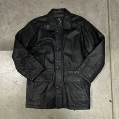 ラムレザー シングルライダースジャケット パンク ロック バイク 