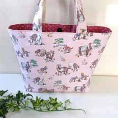 ハンドメイド　キャスキッドソン　ミニトートバック