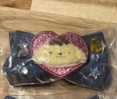 サンリオキャラクターズ シークレットヘアクリップ（デニムワッペン）