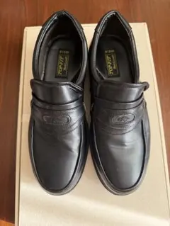 TOP-FIT ブラック スリッポンシューズ 革靴