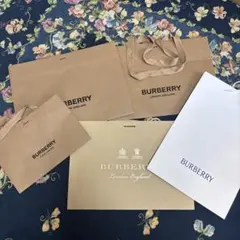 BURBERRY バーバリーショップ袋ショッパーセット保存袋セット小物入れ